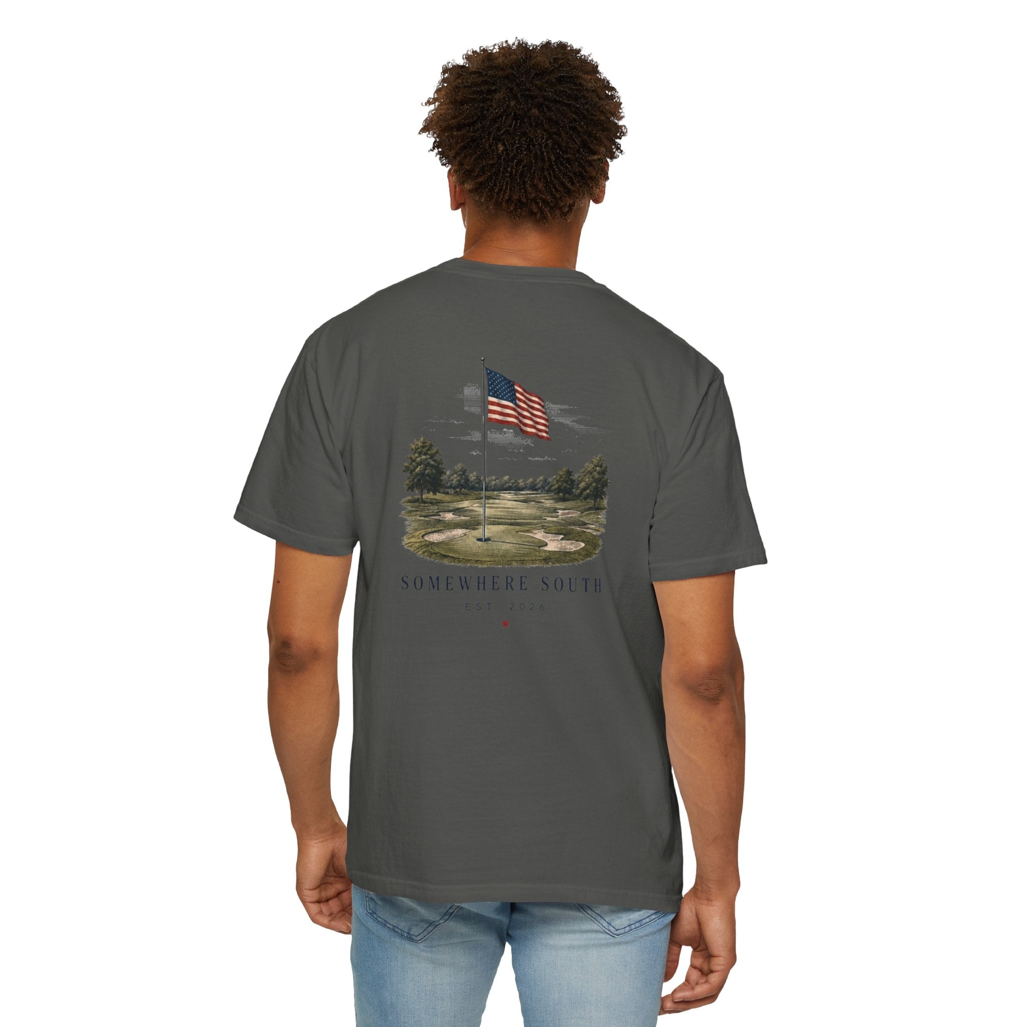 T-Shirt — Somewhere South Vintage Flag Graphic Tee