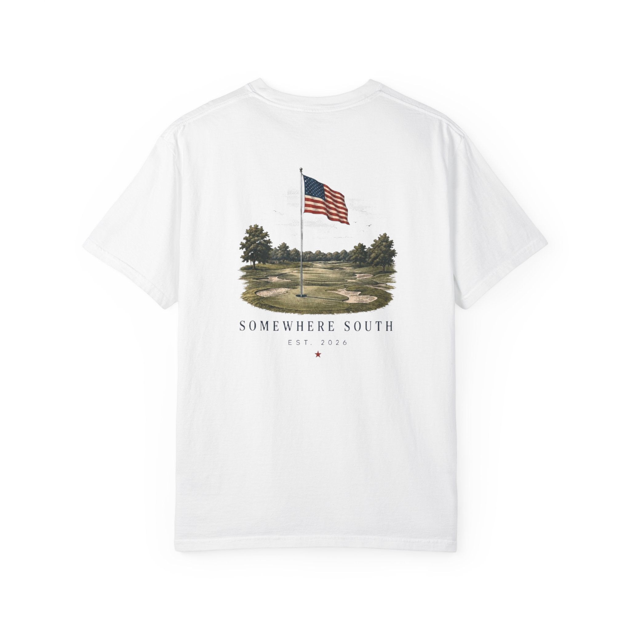 T-Shirt — Somewhere South Vintage Flag Graphic Tee