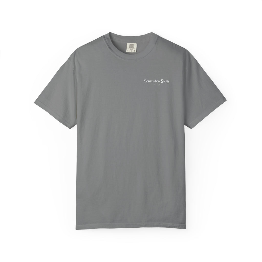 Somewhere South Garment-Dyed T-Shirt — Vintage Southern Flag Tee