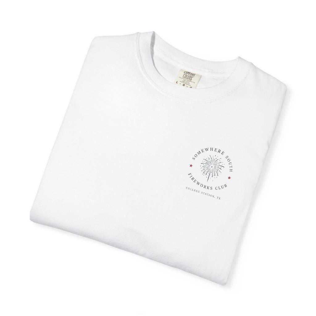 Somewhere South Coastal Graphic T-Shirt – Scenic Sunset Beach Tee