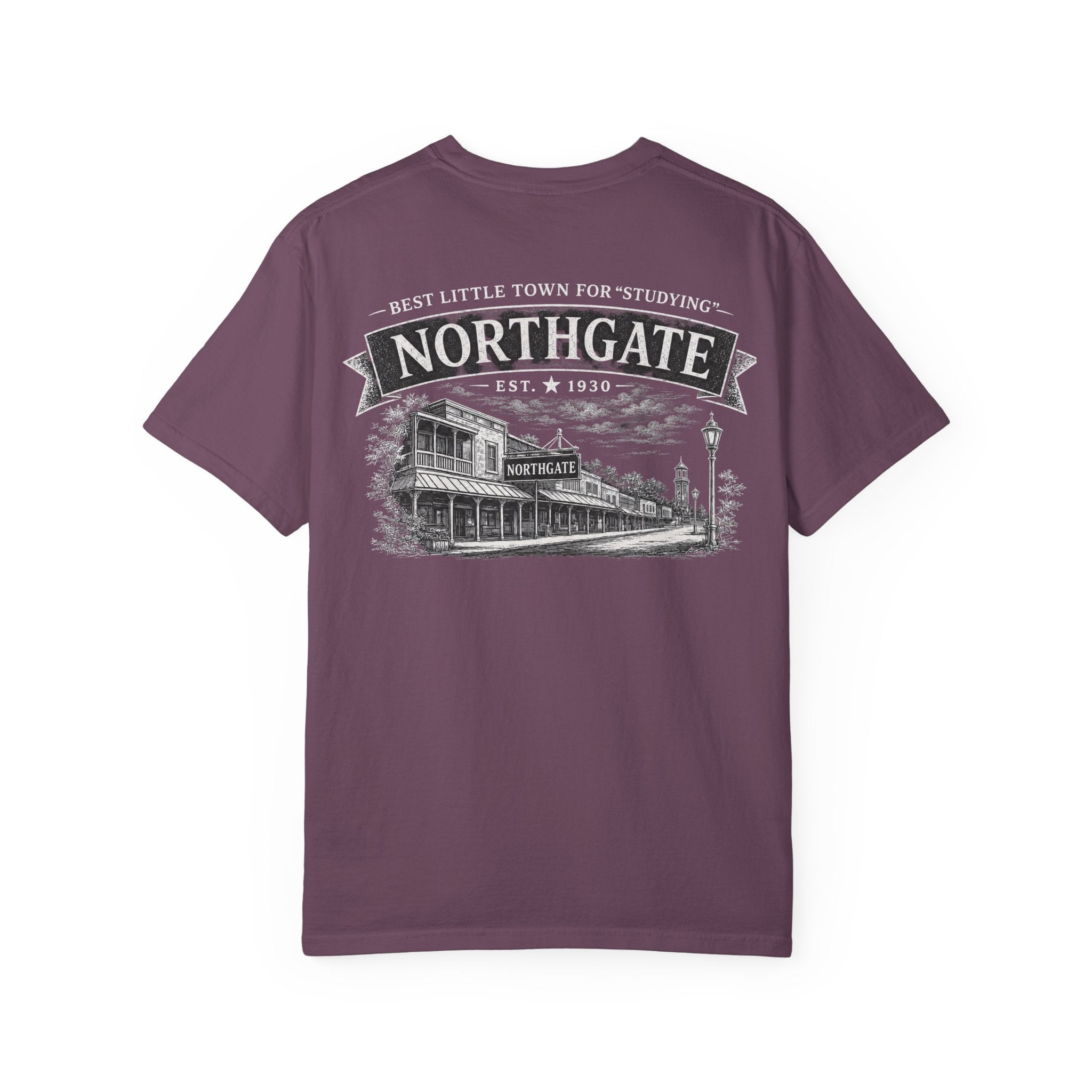 Northgate 'Studying' Vintage Town Graphic T‑Shirt
