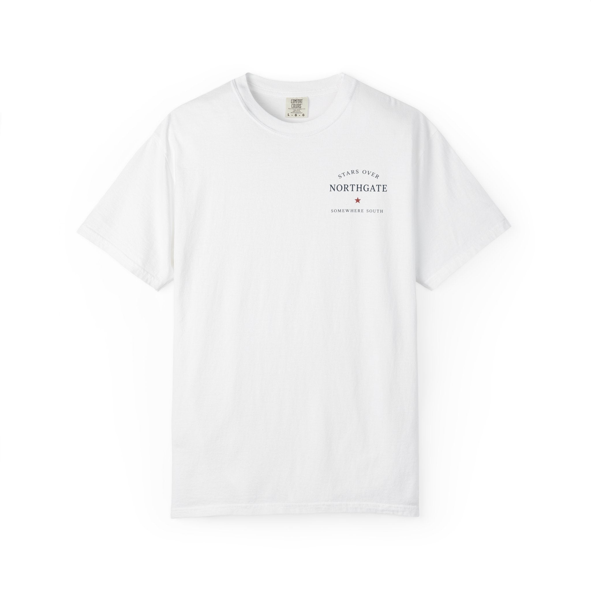 Somewhere South College Station T-Shirt — Scenic Fireworks Comfort Tee