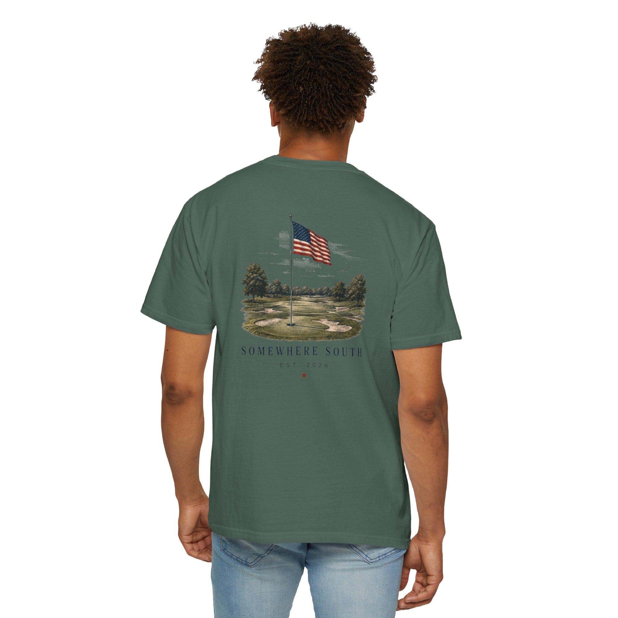 T-Shirt — Somewhere South Vintage Flag Graphic Tee
