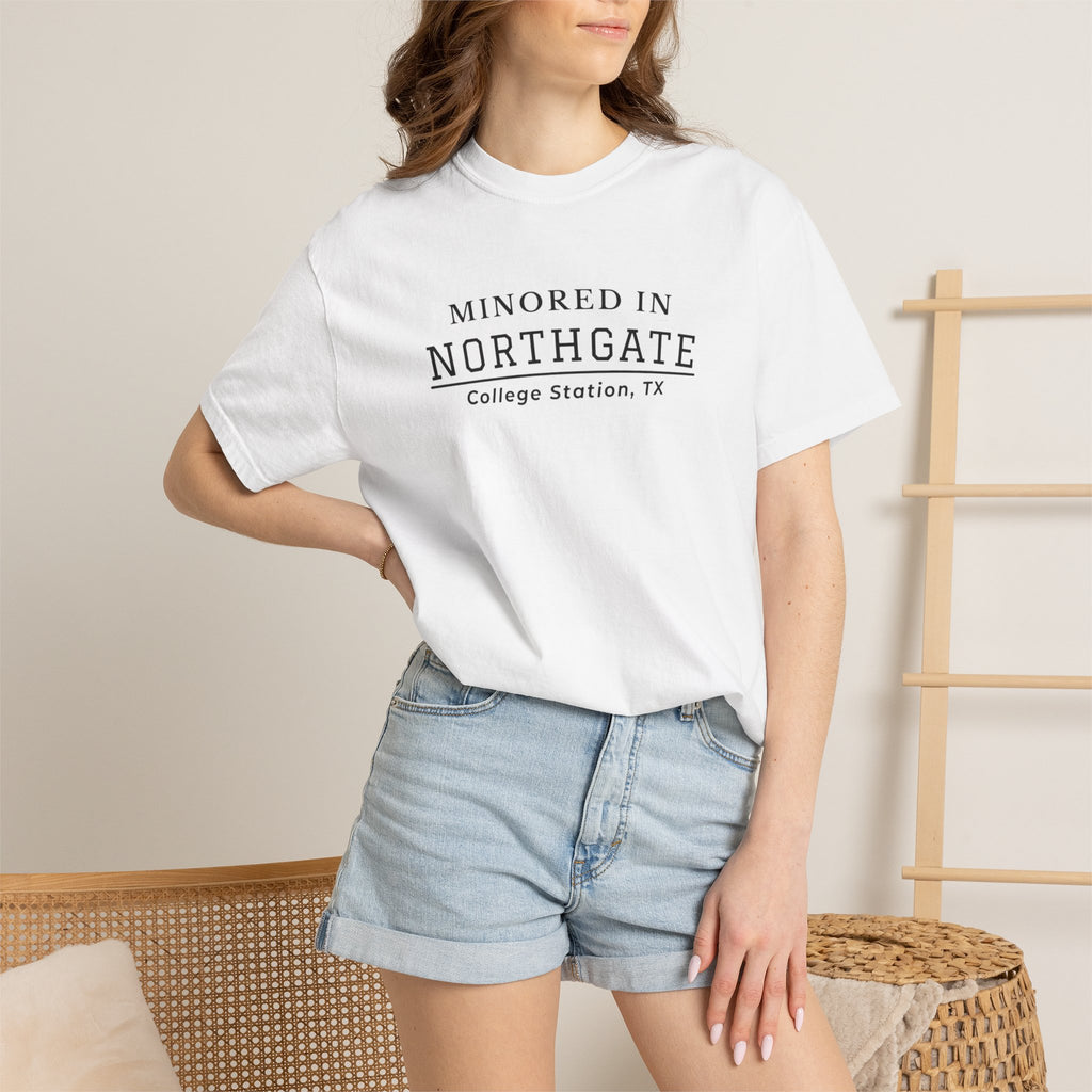 Minored in Northgate T-Shirt — College Station, TX Classic Tee