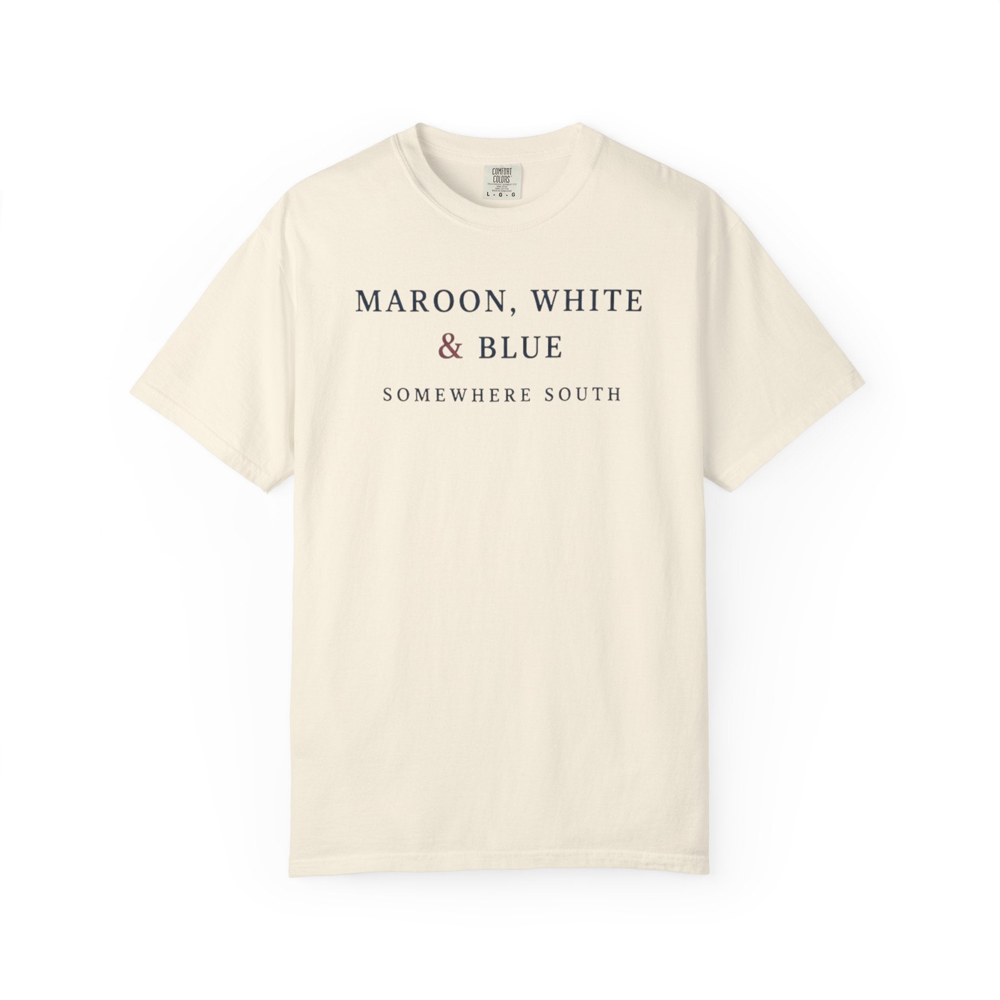 Red, White & True T-Shirt — Somewhere South Texas Flag Design