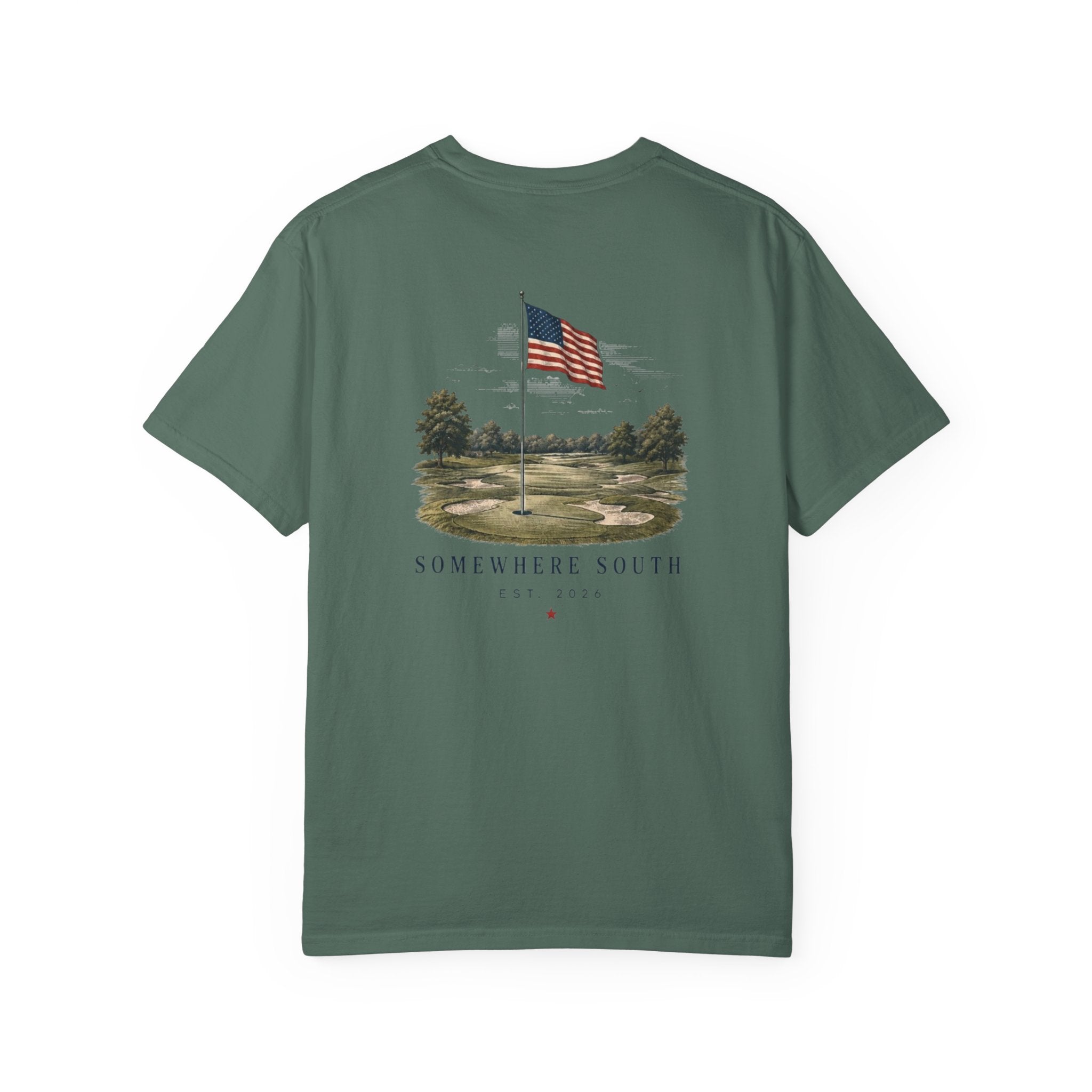 T-Shirt — Somewhere South Vintage Flag Graphic Tee