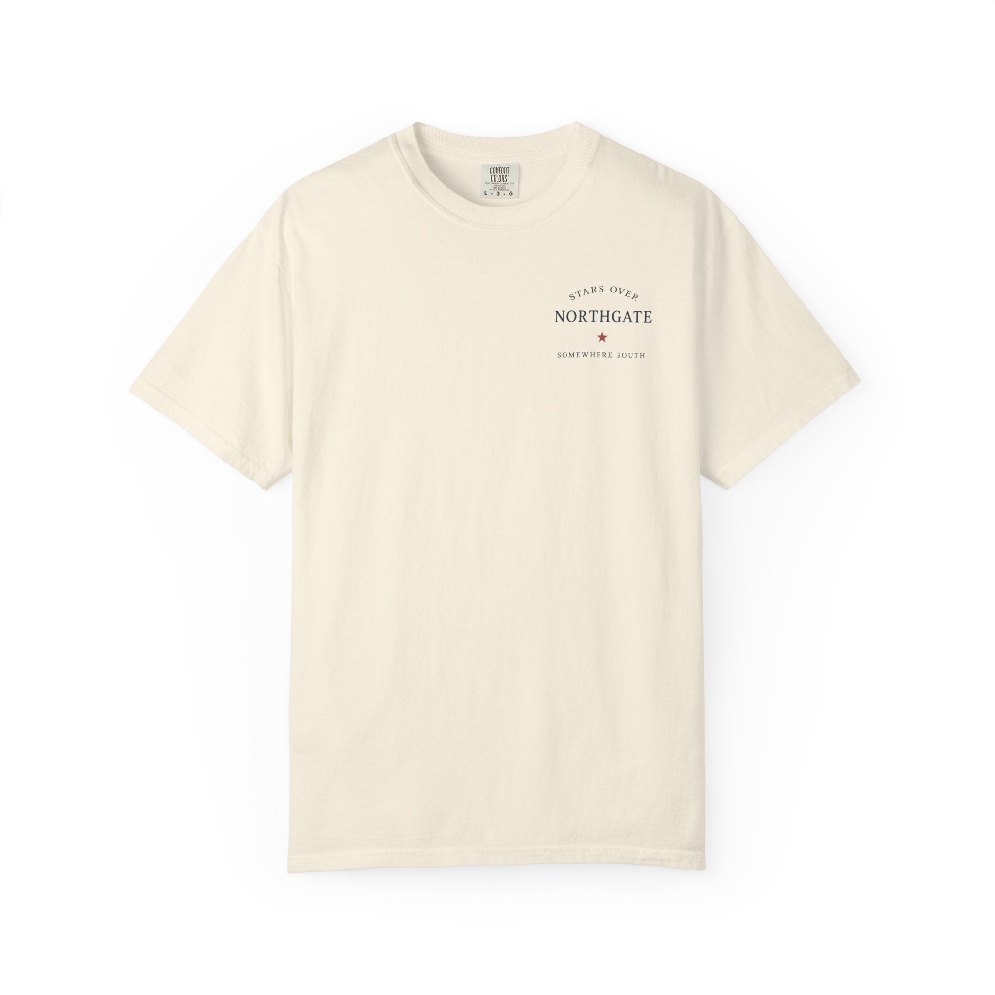 Somewhere South College Station T-Shirt — Scenic Fireworks Comfort Tee