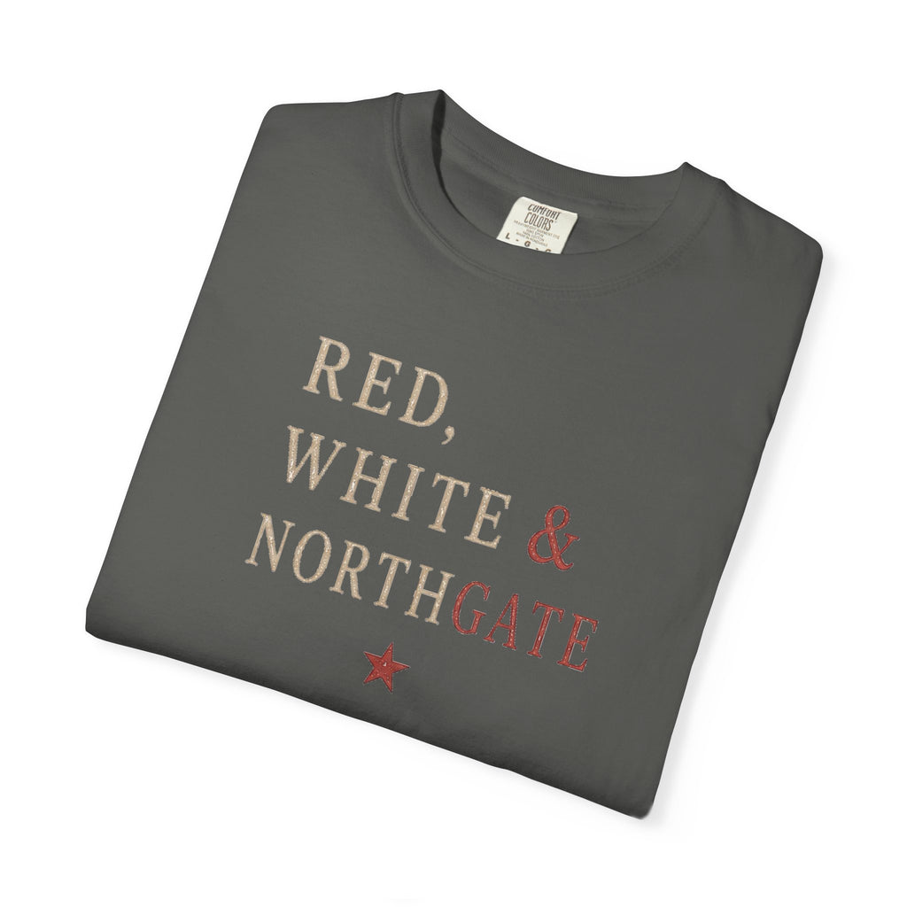 Patriotic Truck T-Shirt — "Red, White & Northgate" College Station Tee
