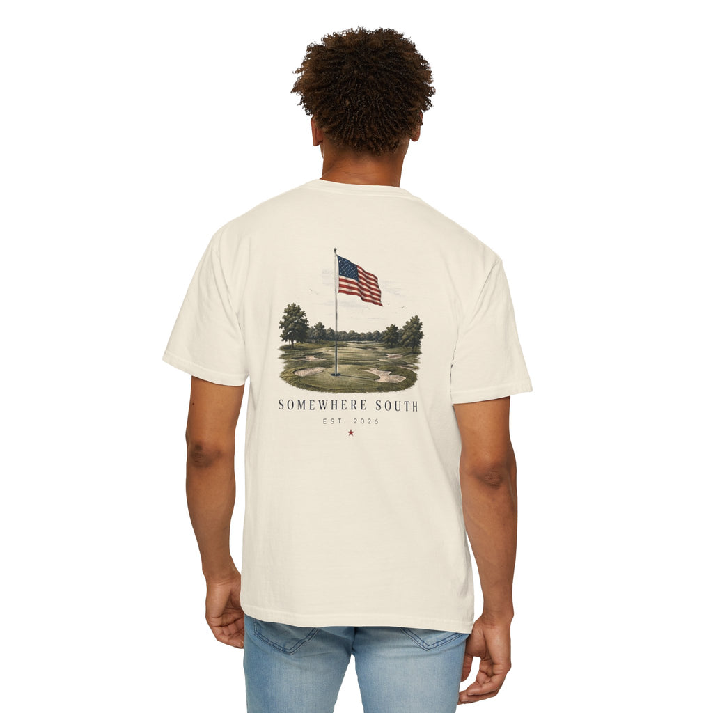 T-Shirt — Somewhere South Vintage Flag Graphic Tee