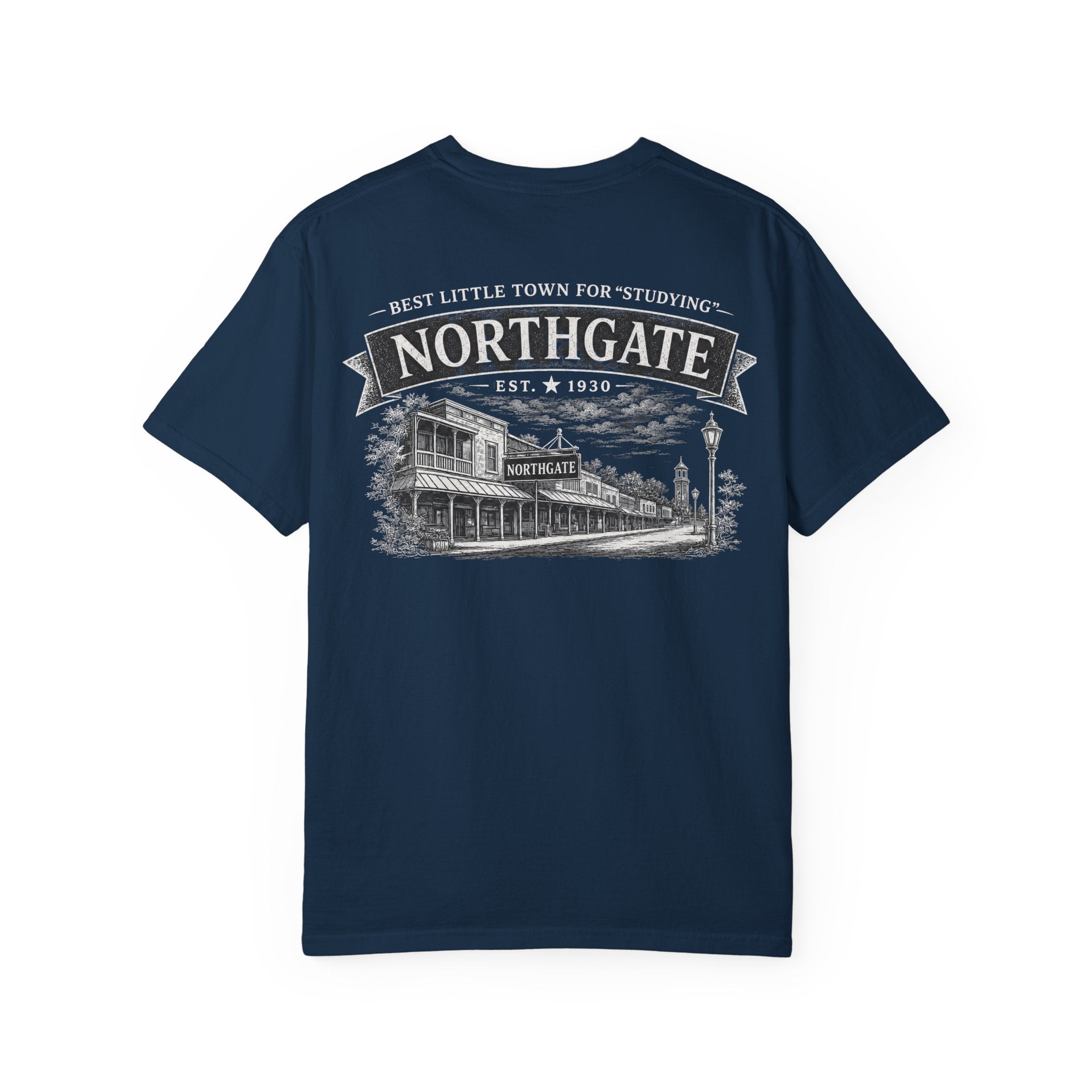 Northgate 'Studying' Vintage Town Graphic T‑Shirt