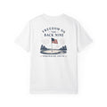Freedom on the Back Nine T-Shirt — American Golf Flag Graphic