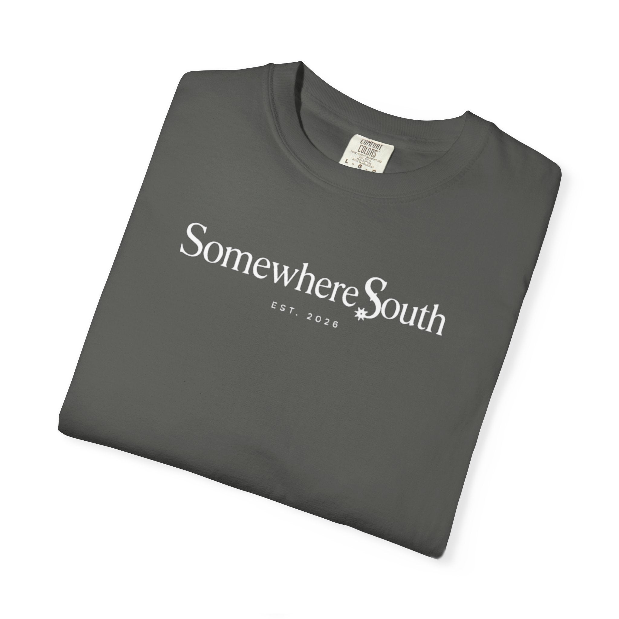 Somewhere South Garment-Dyed T-Shirt — Vintage Coastal Comfort Tee