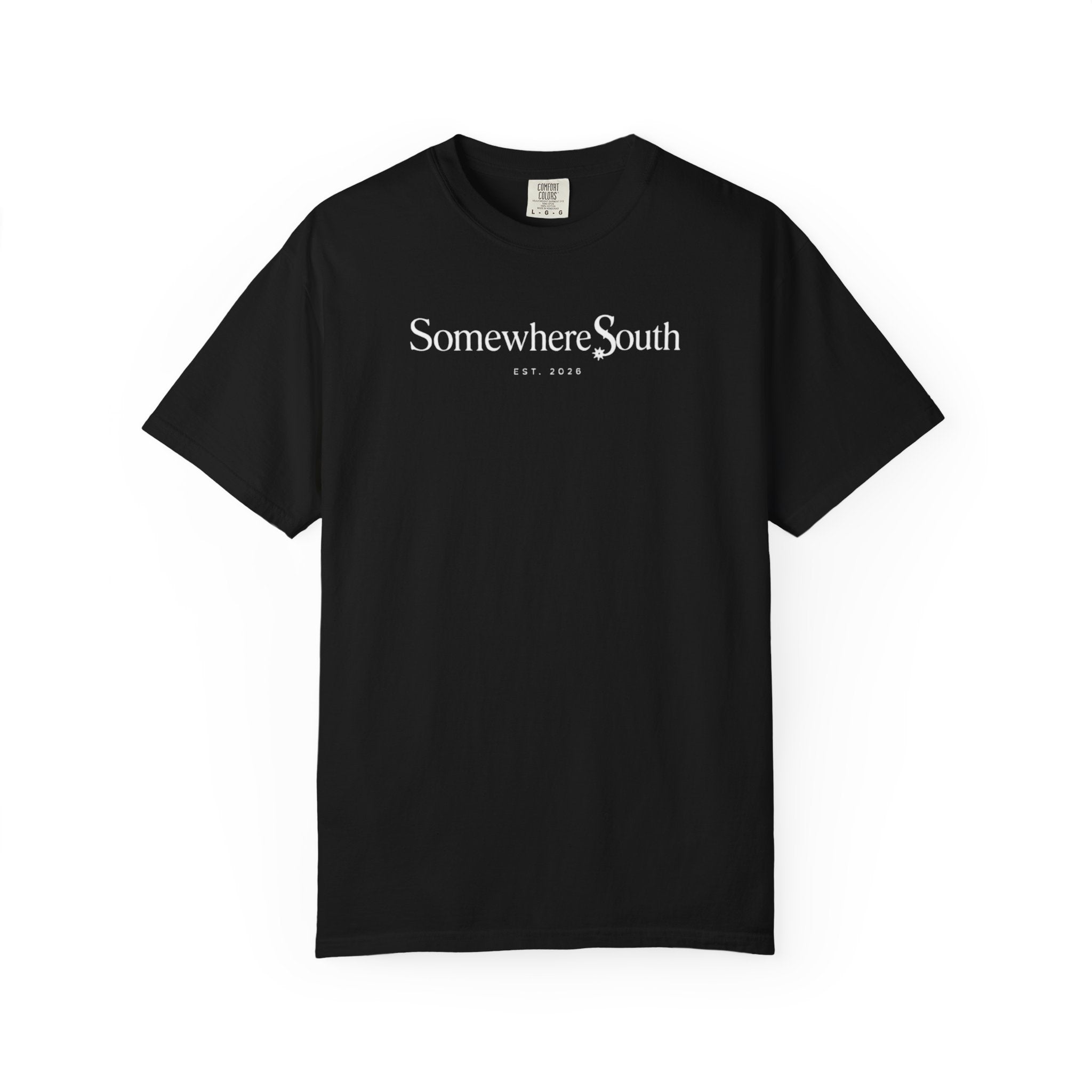 Somewhere South Garment-Dyed T-Shirt — Vintage Coastal Comfort Tee