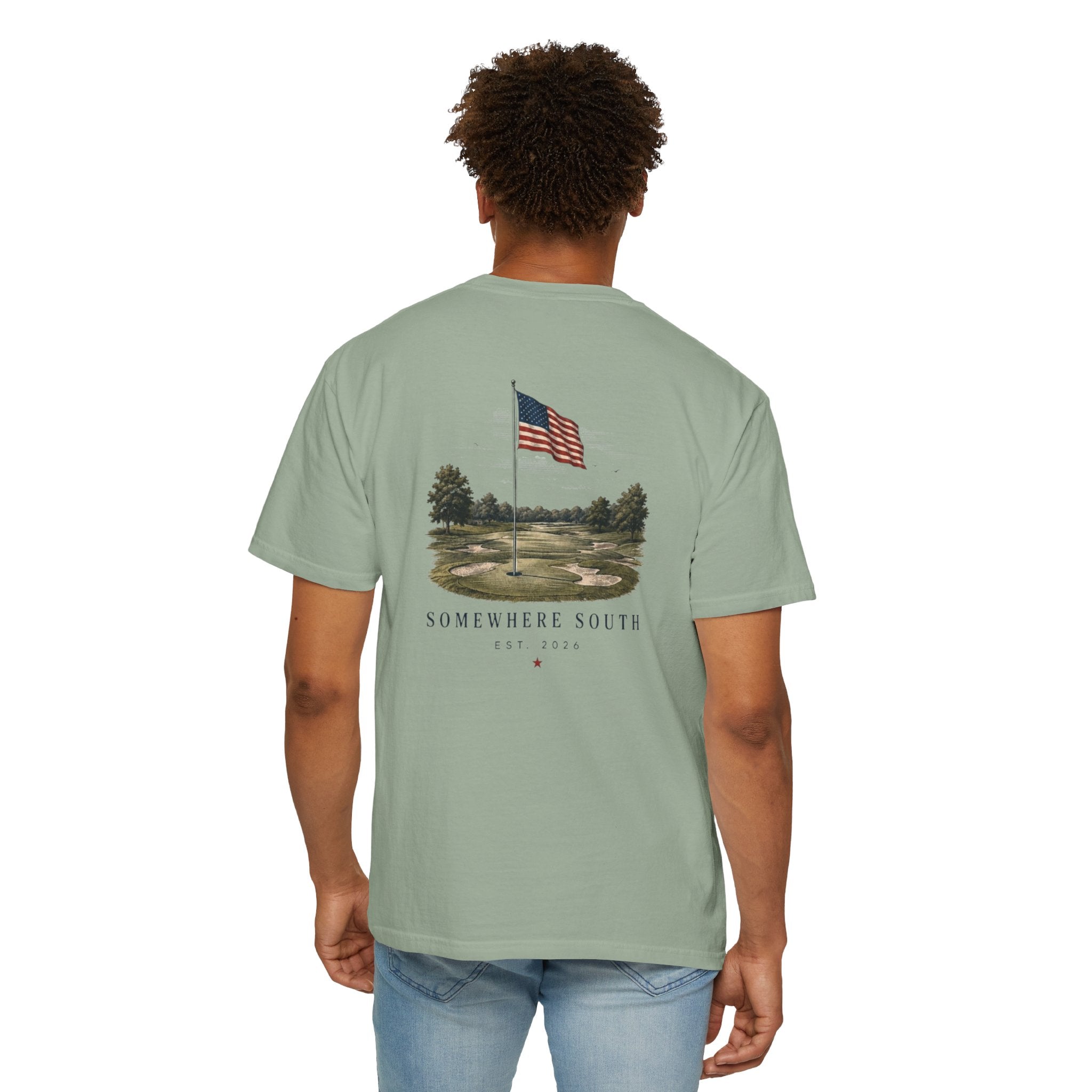 T-Shirt — Somewhere South Vintage Flag Graphic Tee