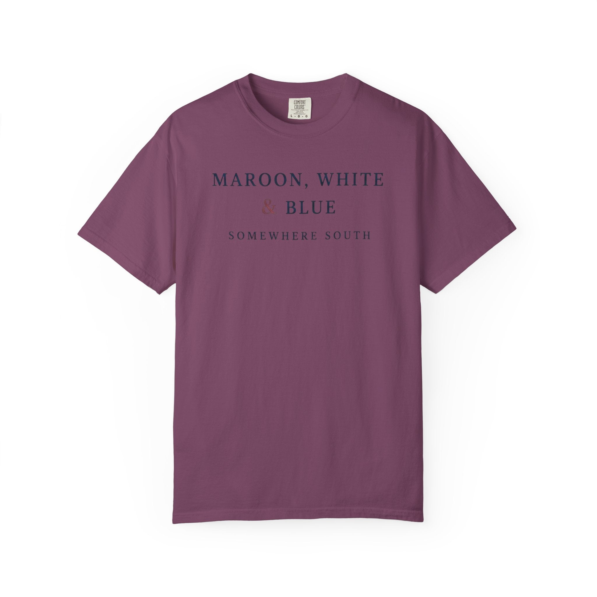 Red, White & True T-Shirt — Somewhere South Texas Flag Design