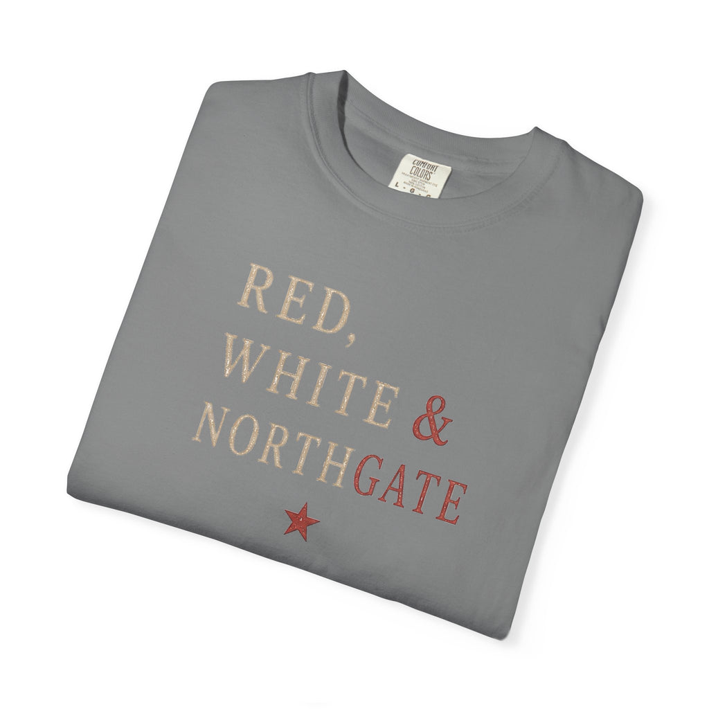 Patriotic Truck T-Shirt — "Red, White & Northgate" College Station Tee