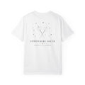 Somewhere South Graphic T‑Shirt — Minimal Star & Crossed Poles Back Print