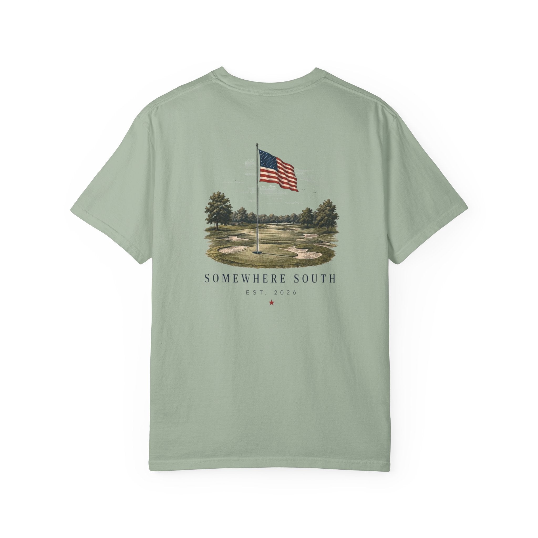 T-Shirt — Somewhere South Vintage Flag Graphic Tee