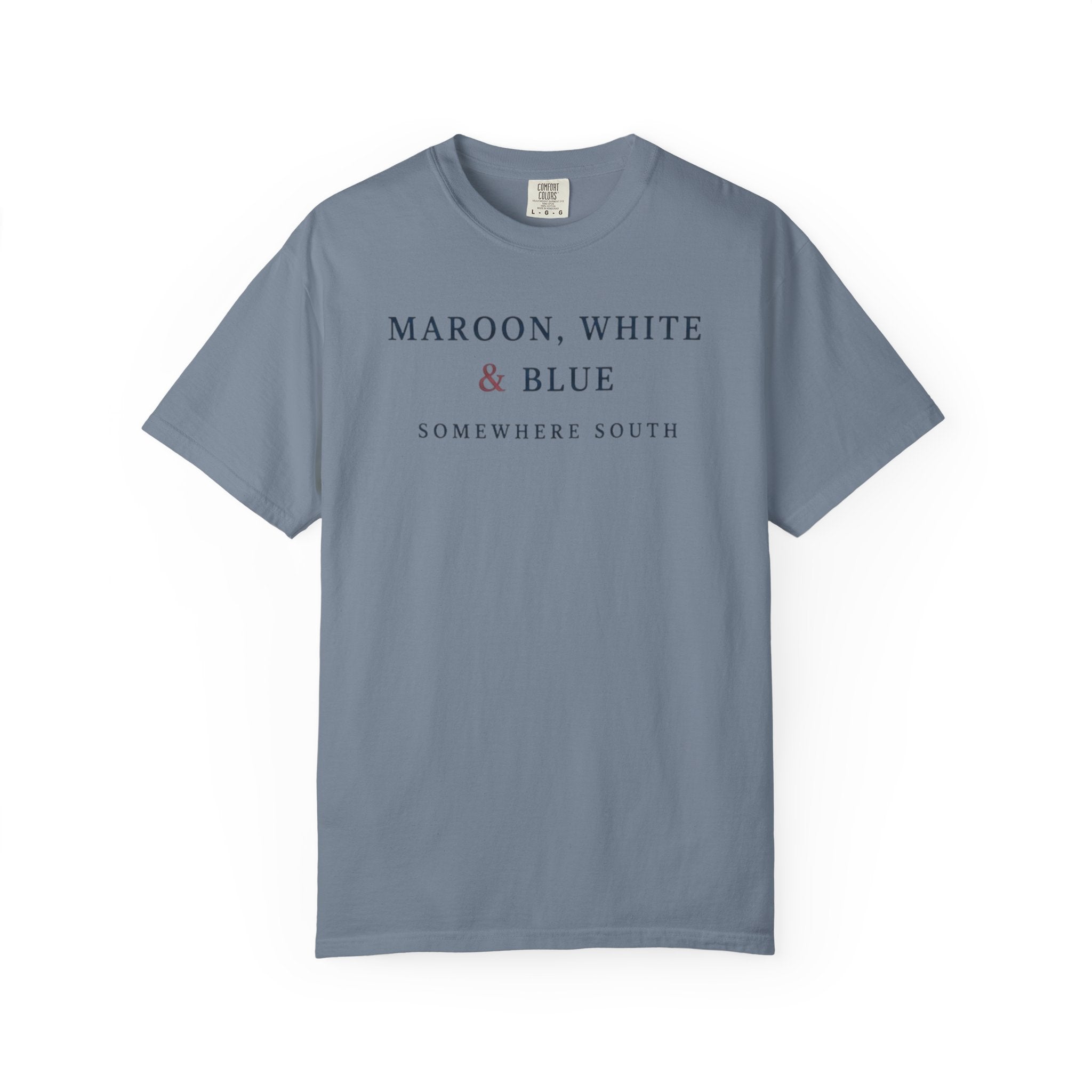 Red, White & True T-Shirt — Somewhere South Texas Flag Design