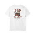 Cooler Than Freedom Graphic T-Shirt — Americana Cooler Vintage Design