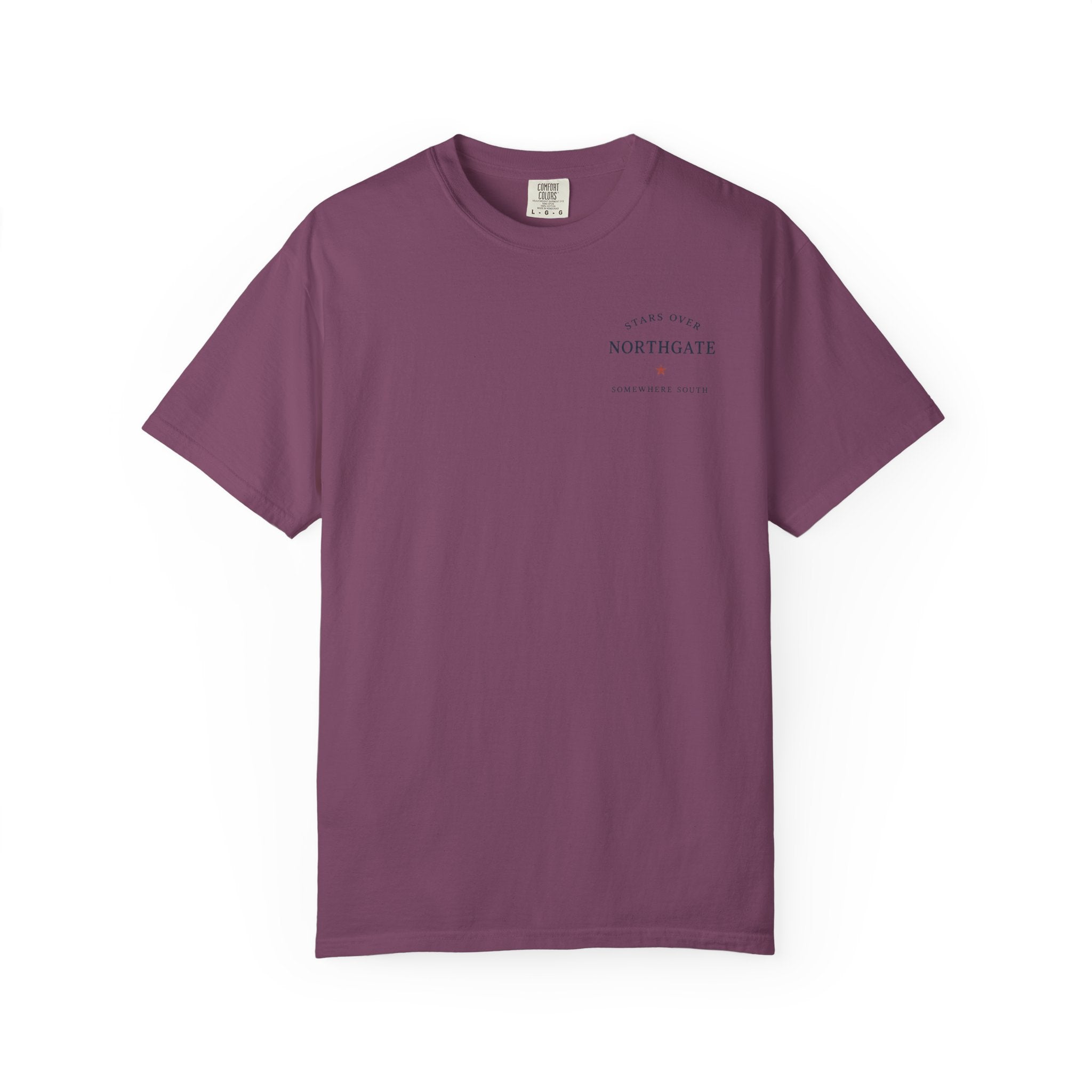 Somewhere South College Station T-Shirt — Scenic Fireworks Comfort Tee