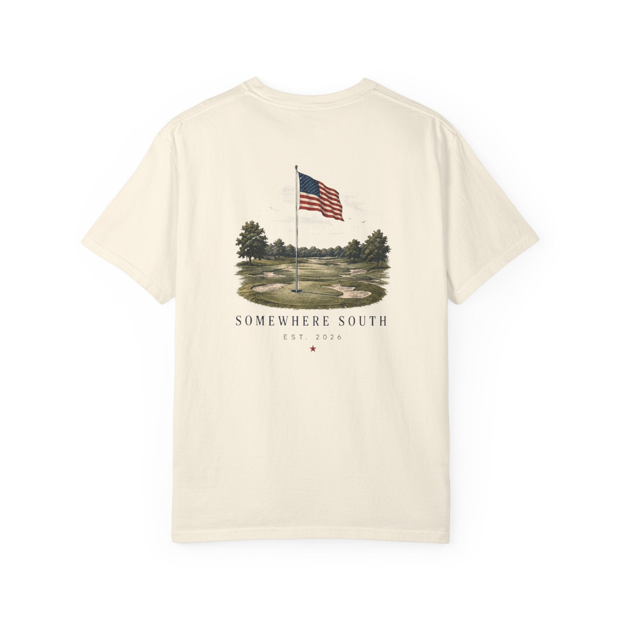 T-Shirt — Somewhere South Vintage Flag Graphic Tee