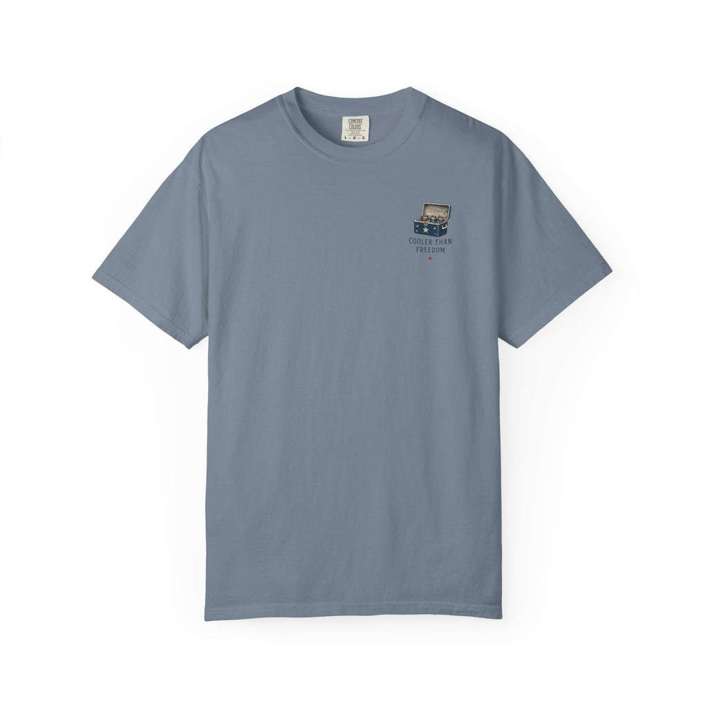 Cooler Than Freedom Graphic T-Shirt — Americana Cooler Vintage Design