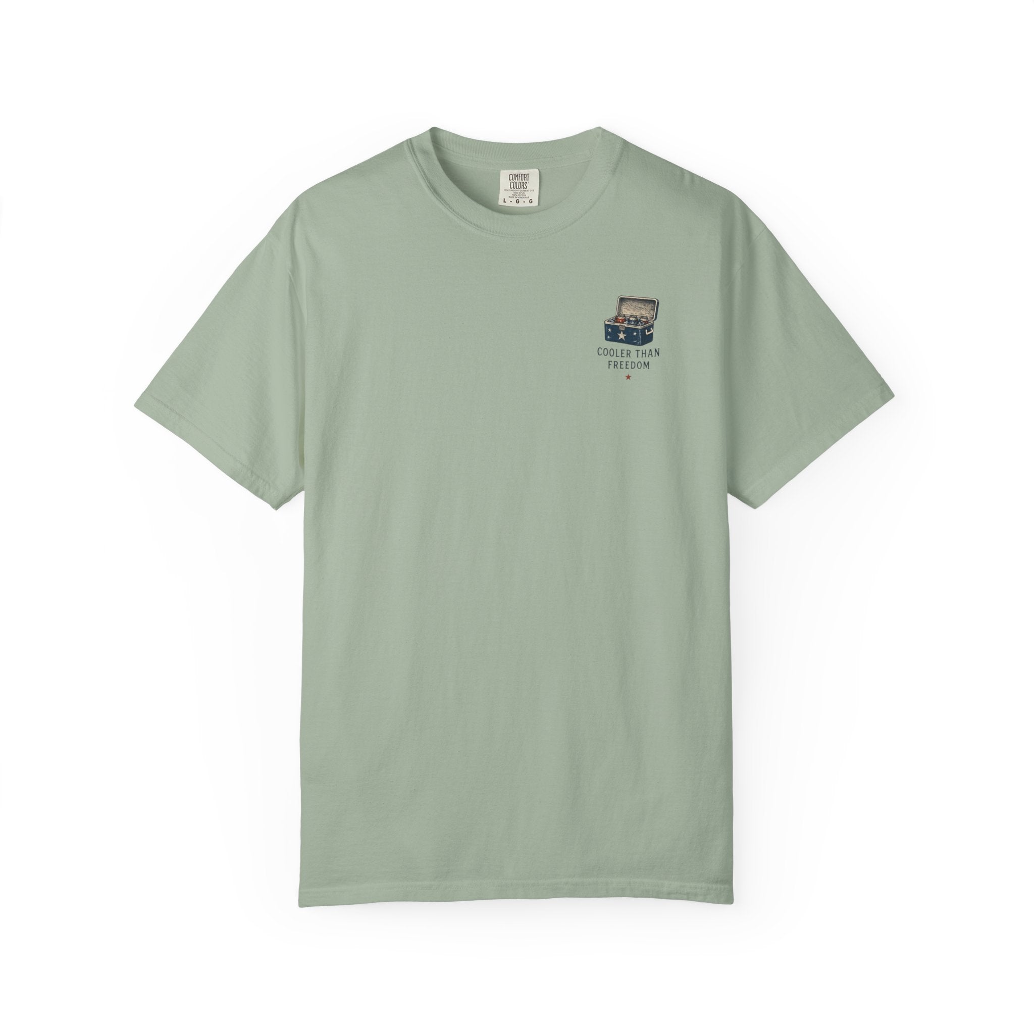 Cooler Than Freedom Graphic T-Shirt — Americana Cooler Vintage Design