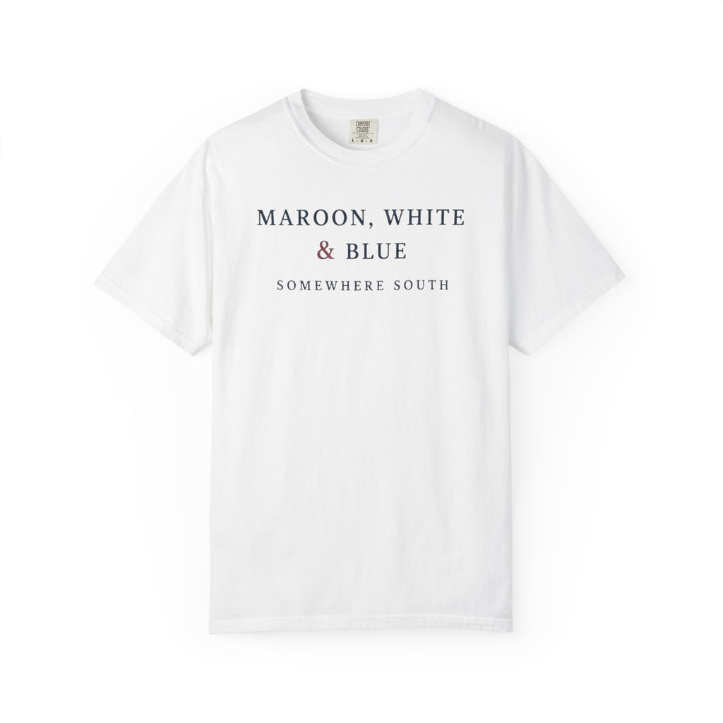 Red, White & True T-Shirt — Somewhere South Texas Flag Design