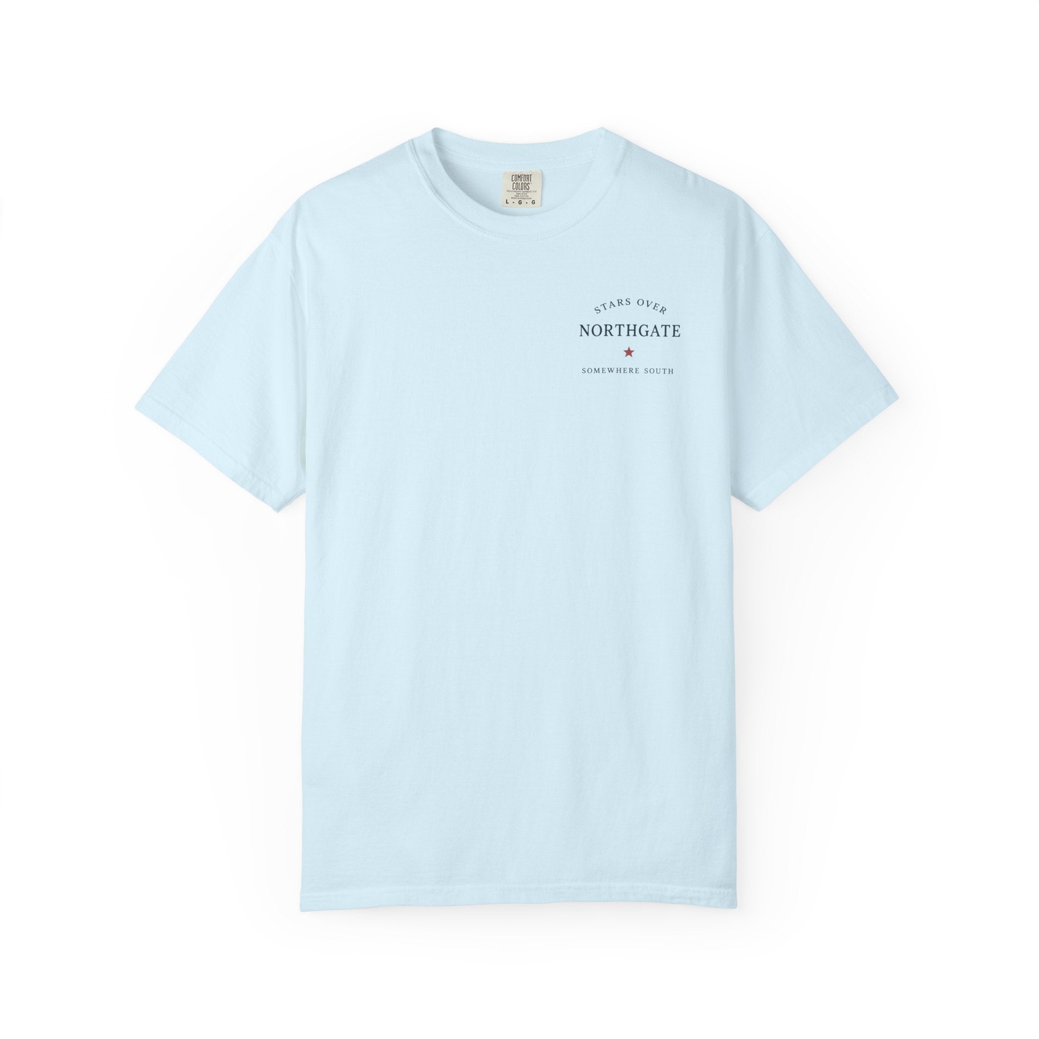 Somewhere South College Station T-Shirt — Scenic Fireworks Comfort Tee