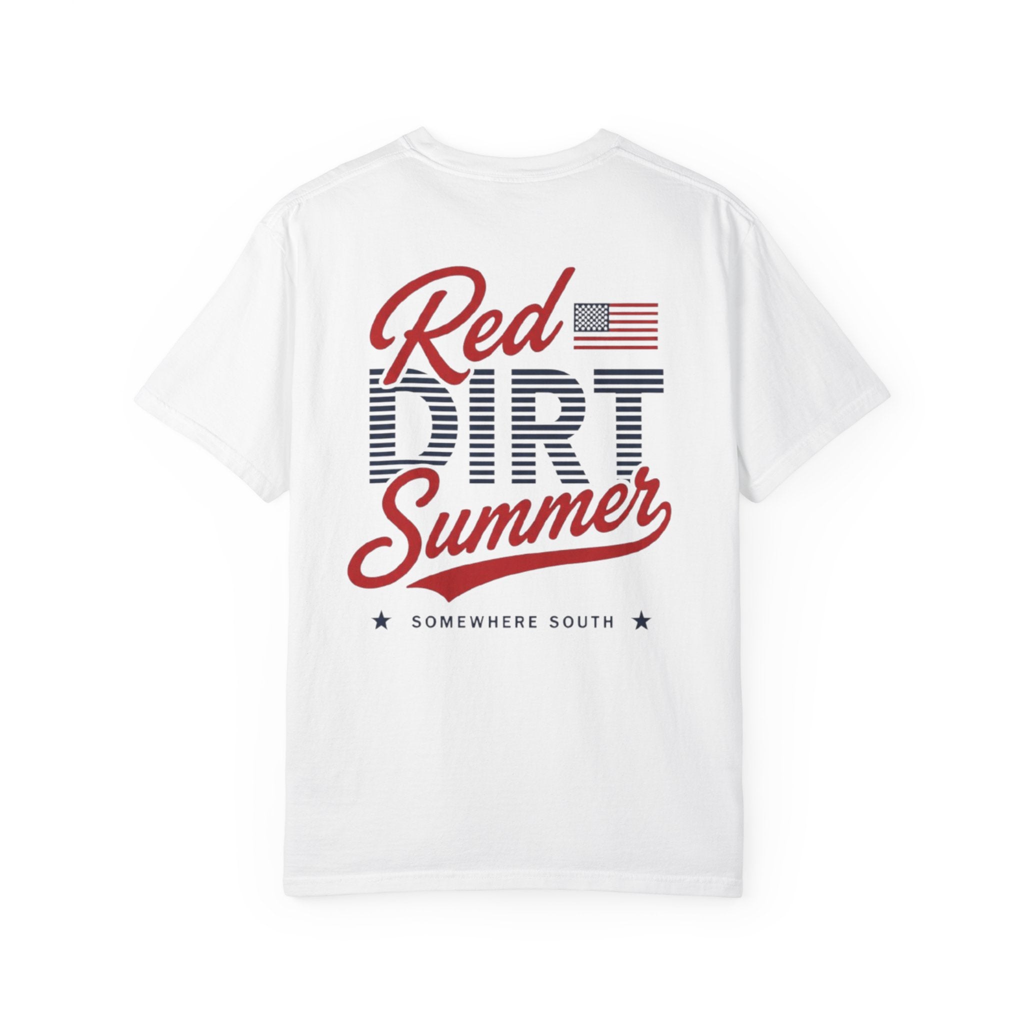 Red Dirt Summer T-Shirt — Somewhere South Patriotic Graphic Tee