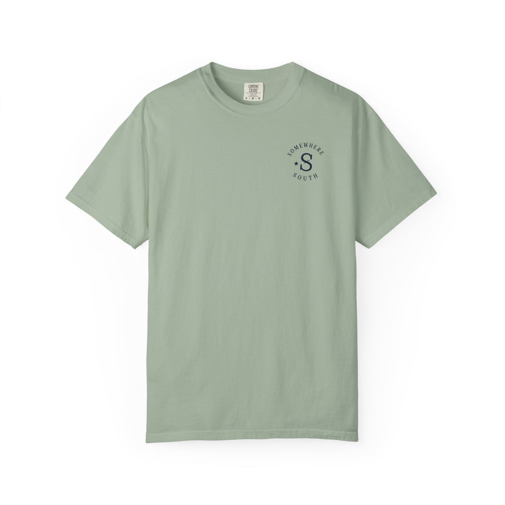 American Flag Social Club T-Shirt — Somewhere South Vintage USA Tee