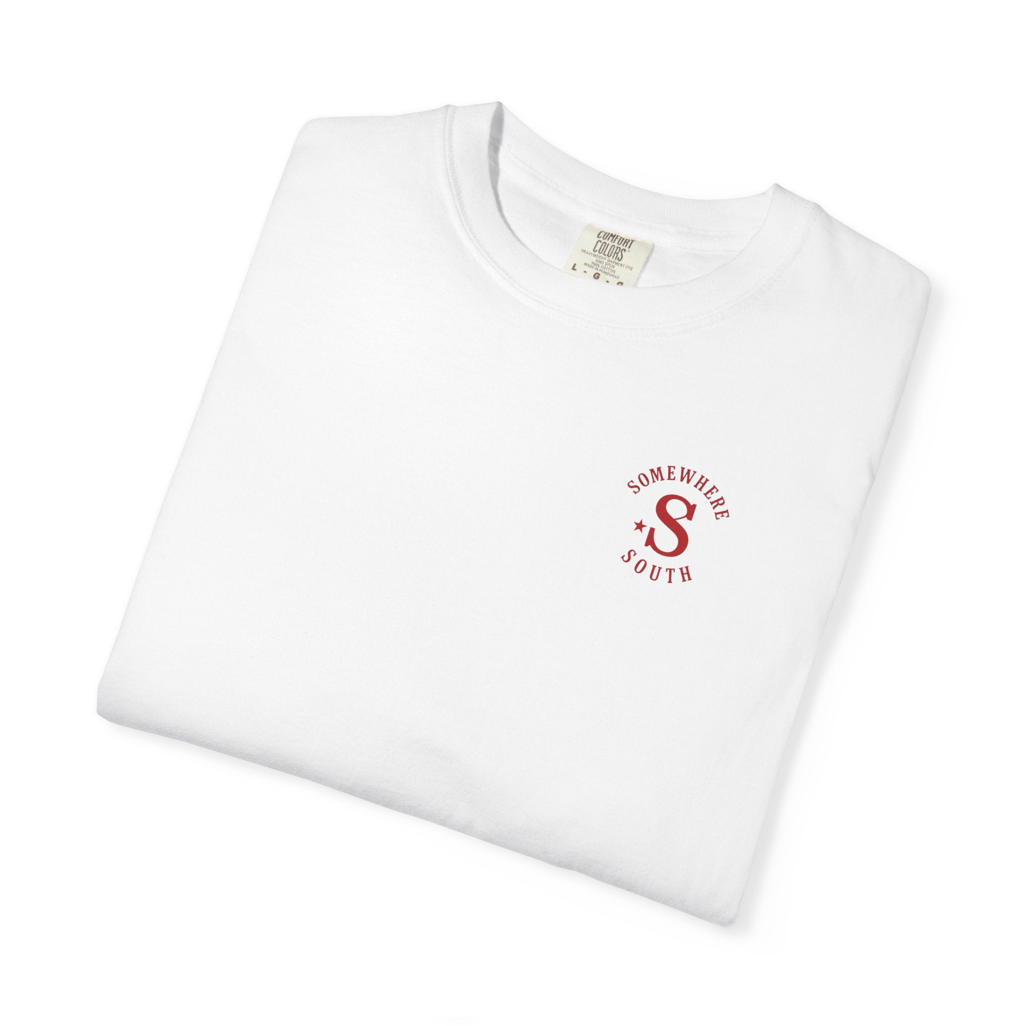Long Weekend Club T-Shirt — Patriotic Vintage 'Somewhere South' Graphic Tee