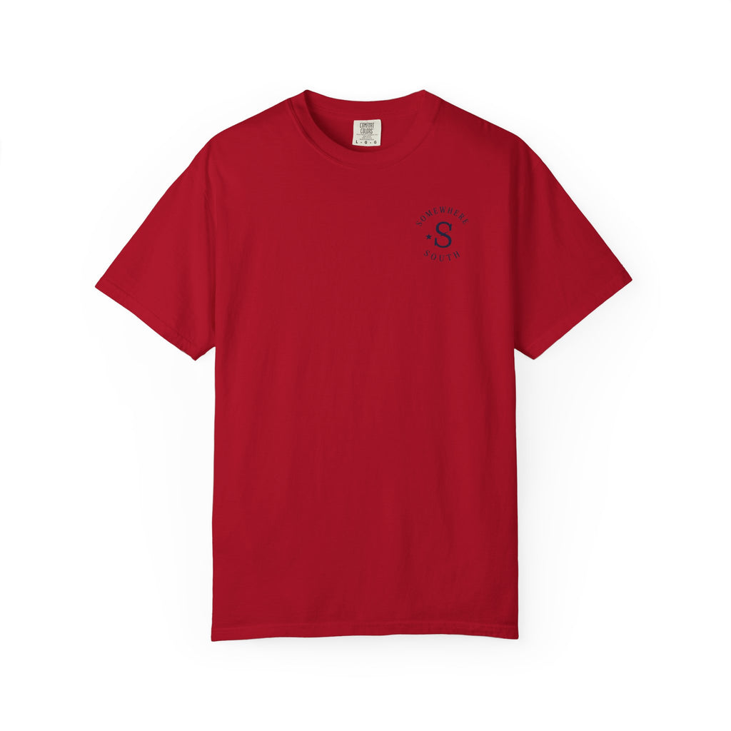 American Flag Social Club T-Shirt — Somewhere South Vintage USA Tee
