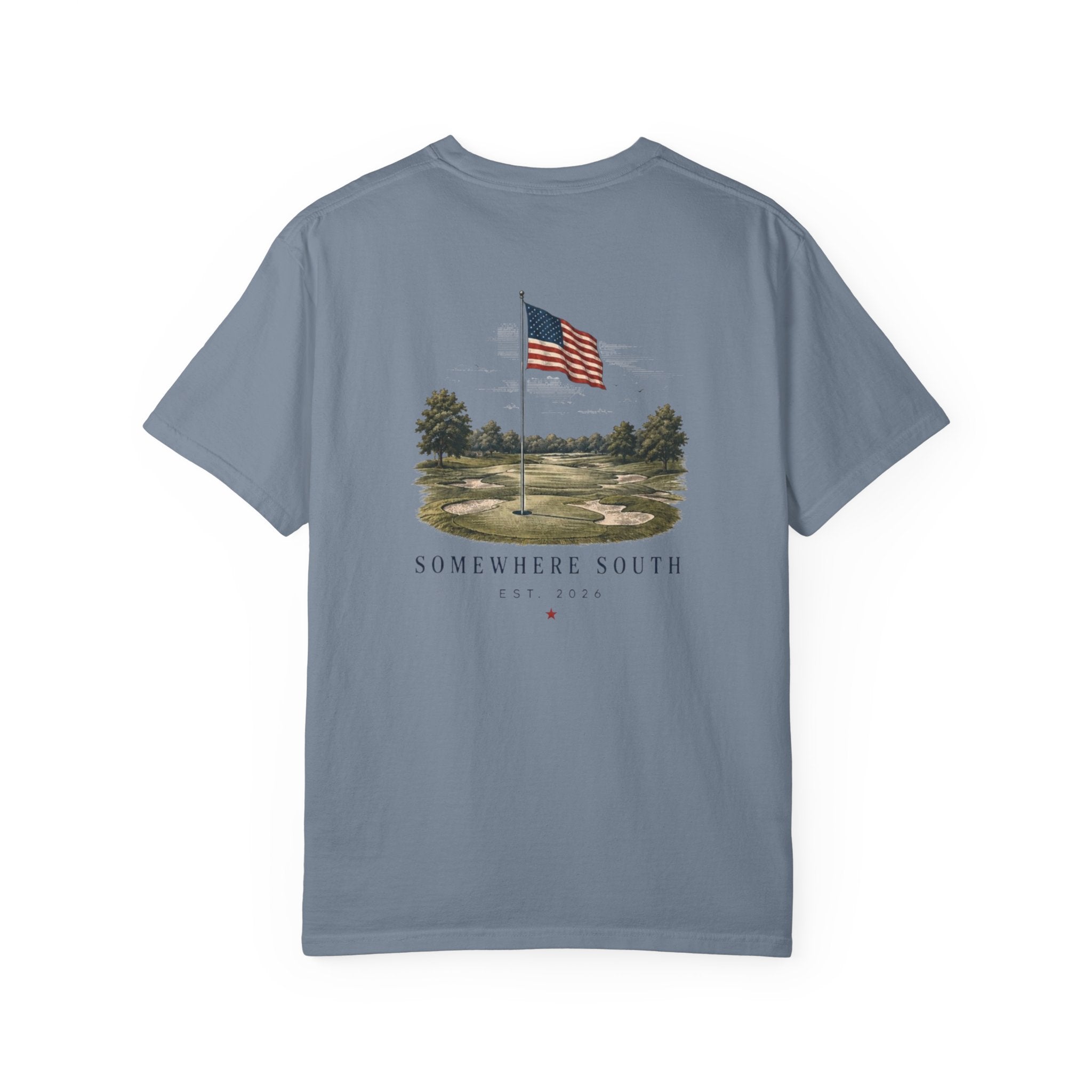 T-Shirt — Somewhere South Vintage Flag Graphic Tee