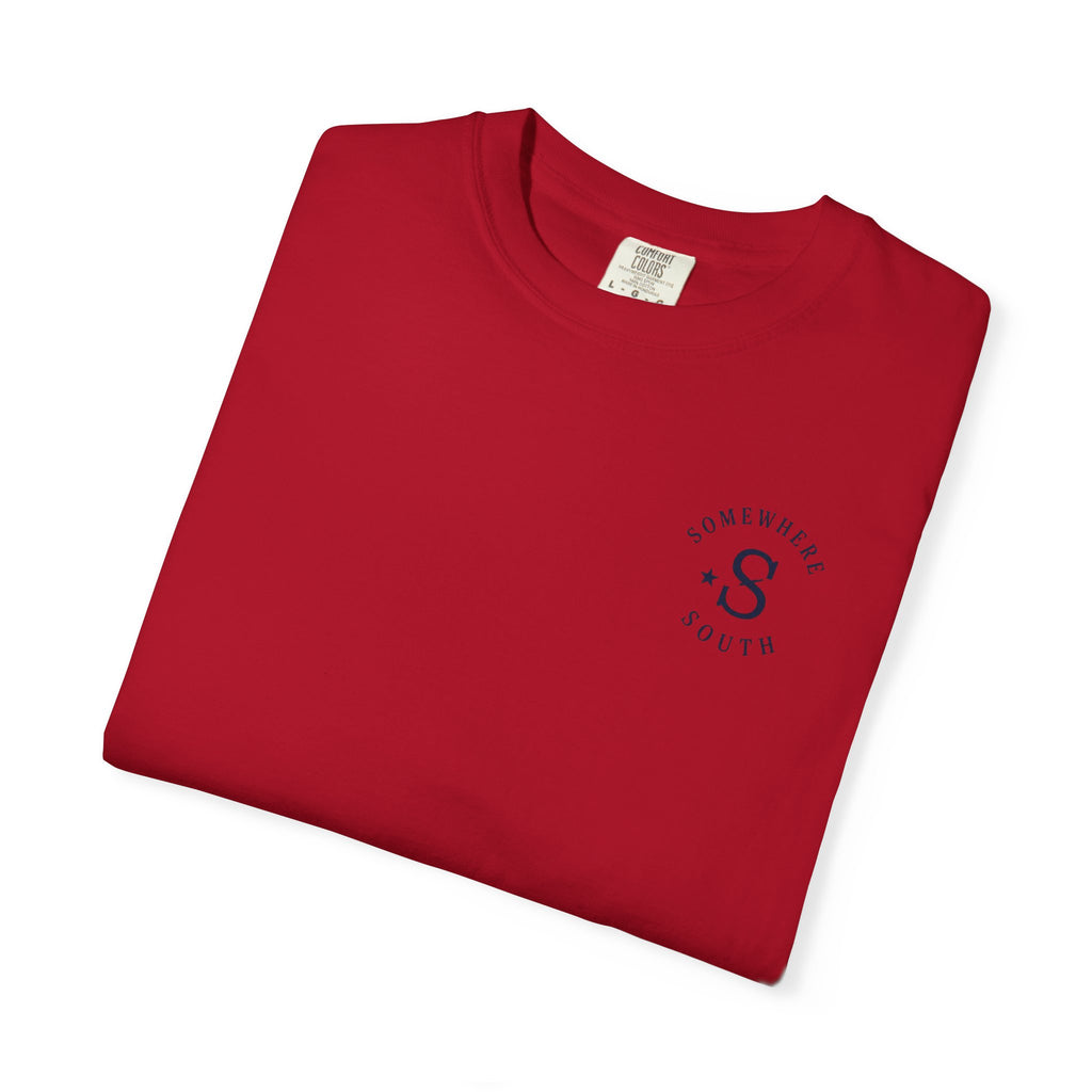 American Flag Social Club T-Shirt — Somewhere South Vintage USA Tee
