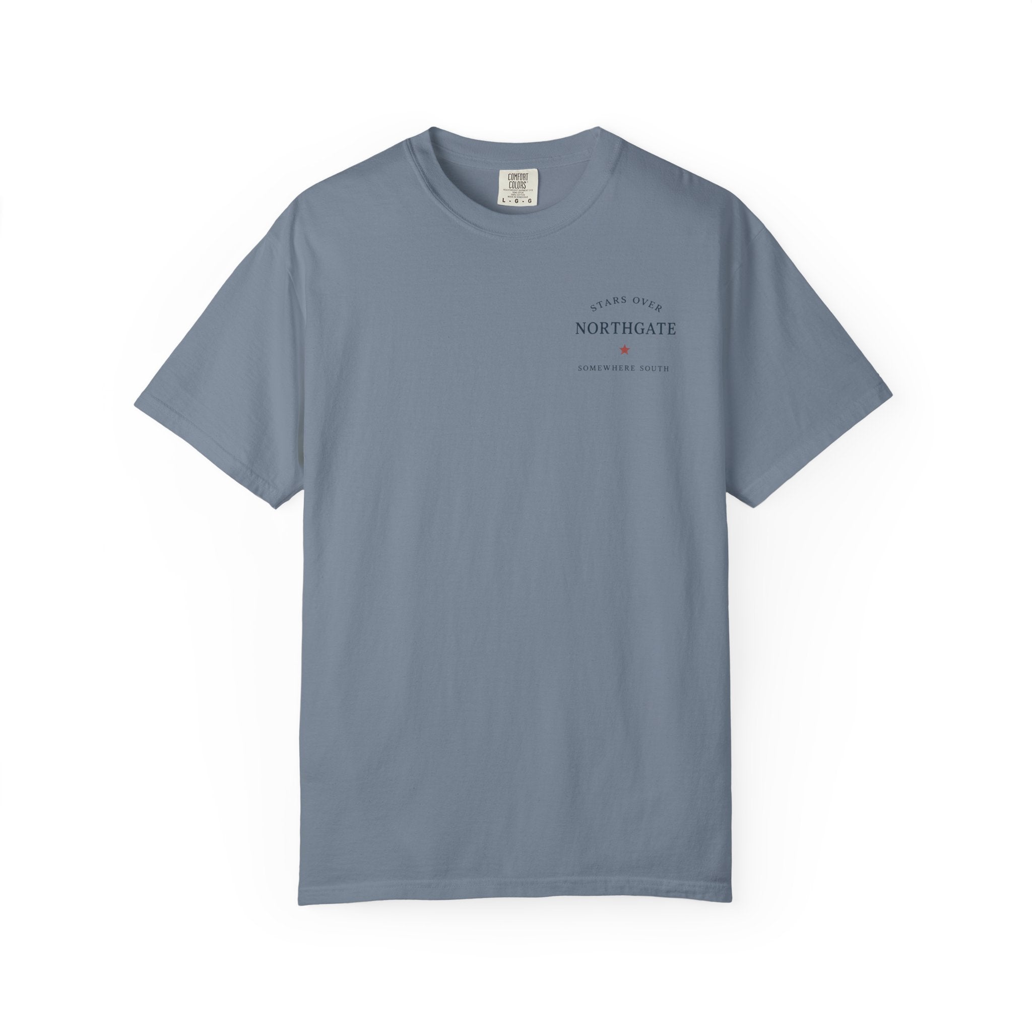 Somewhere South College Station T-Shirt — Scenic Fireworks Comfort Tee