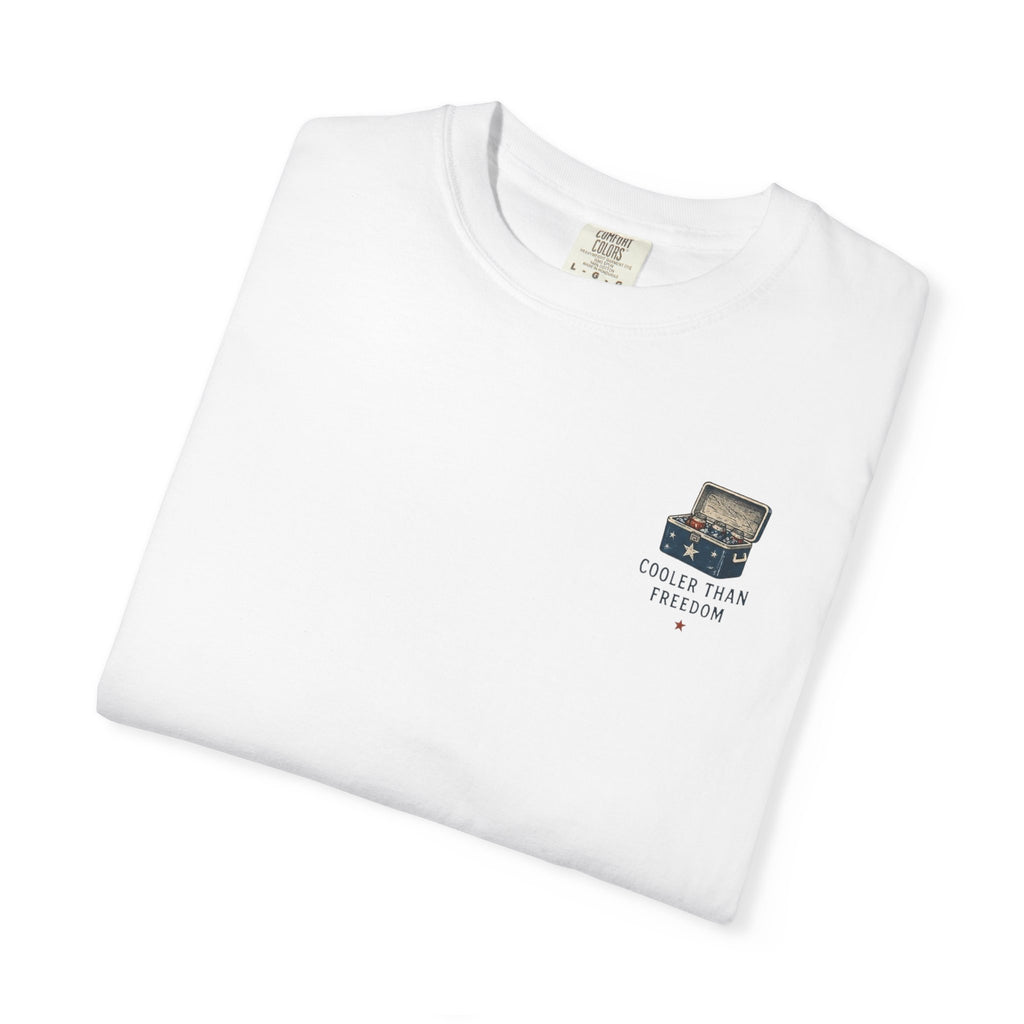 Cooler Than Freedom Graphic T-Shirt — Americana Cooler Vintage Design