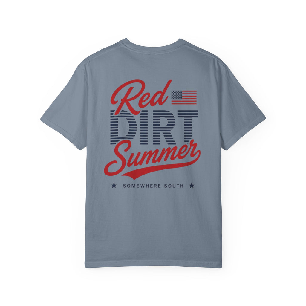 Red Dirt Summer T-Shirt — Somewhere South Patriotic Graphic Tee